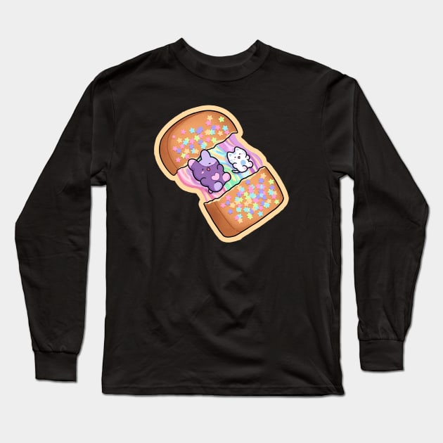 Cheese Toast Long Sleeve T-Shirt by Leenh